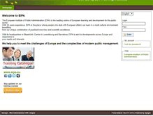 Tablet Screenshot of campus.eipa.eu