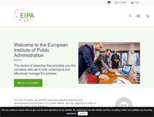 Tablet Screenshot of eipa.eu