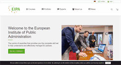 Desktop Screenshot of new.eipa.eu